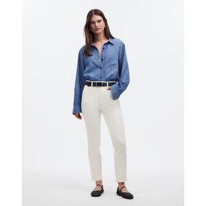 Madewell The Tall Perfect Vintage Jean Tile White T30 NWT